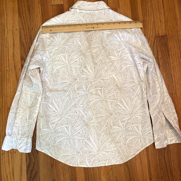 Linen/Cotton Cool V-Neck Button Shirt - Picture 6 of 8